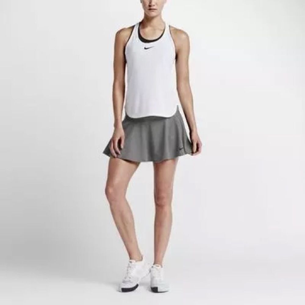 Nike Baseline Tennis Skort Grey Stylish Gray Women's Skirt Pickleball M